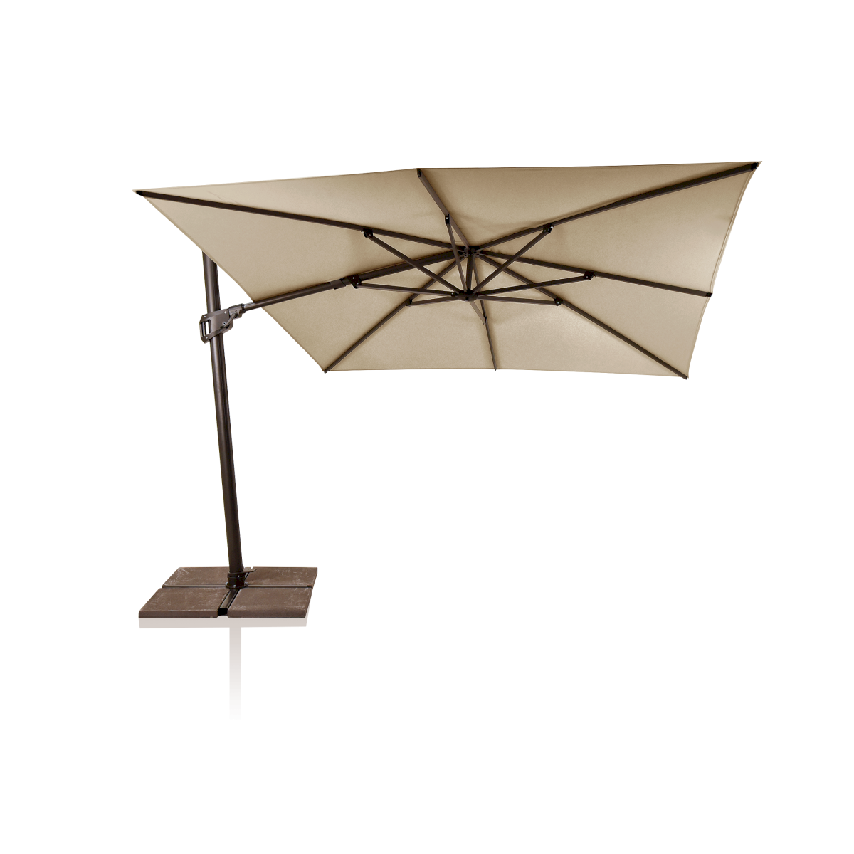 PARASOLS - parasol ideal -  Canotier (Toile 300 x 300 cm)